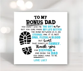 Heartfelt Bonus Dad Appreciation Clipart: Stepping into Family Love