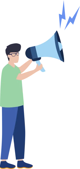 Professional Announcement Clipart: Amplifying Communication with Dynamic Megaphone