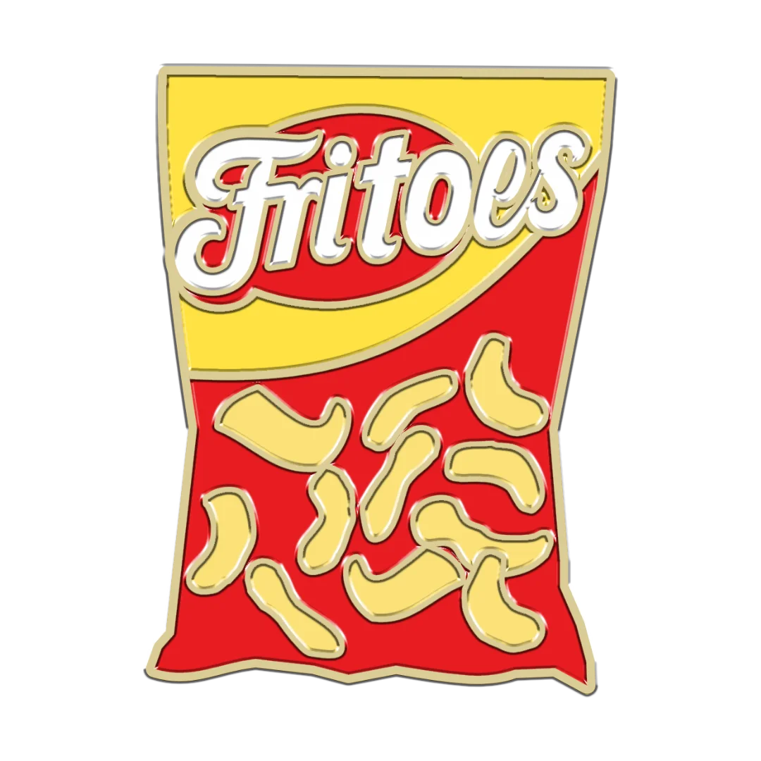 Vintage Fritos Corn Chips Snack Packaging Retro Clipart Design Illustration