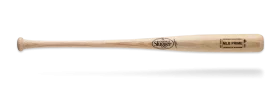 Classic Wooden Baseball Bat Clipart with Smooth Natural Grain Texture