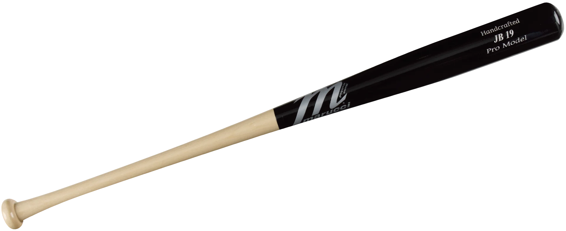 Classic Wooden Baseball Bat Clipart with Two-Tone Professional Design