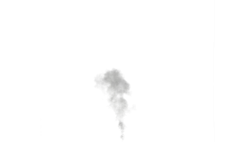 Delicate Wispy Smoke Trails Clipart: Ethereal Curling Vapor Illustration
