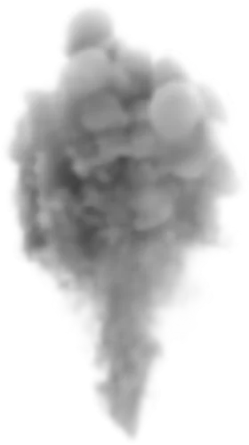 Ethereal Gray Smoke Clipart: Billowing Wisps of Atmospheric Texture