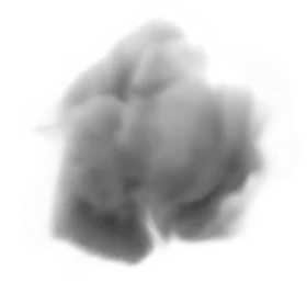 Ethereal Gray Smoke Clipart: Soft Billowing Wisps of Translucent Vapor