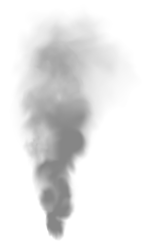 Ethereal Gray Smoke Clipart Wisps Drifting Upward in Soft Gradient Tones