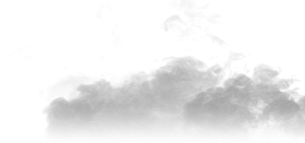 Ethereal Gray Smoke Wisps Clipart - Soft Billowing Atmospheric Graphic Element