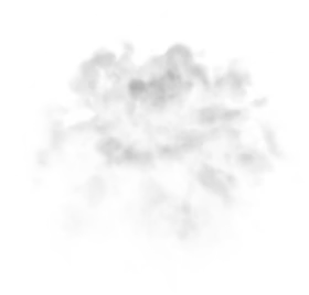 Ethereal Wisps of Gray Smoke Clipart - Delicate Atmospheric Plume Design