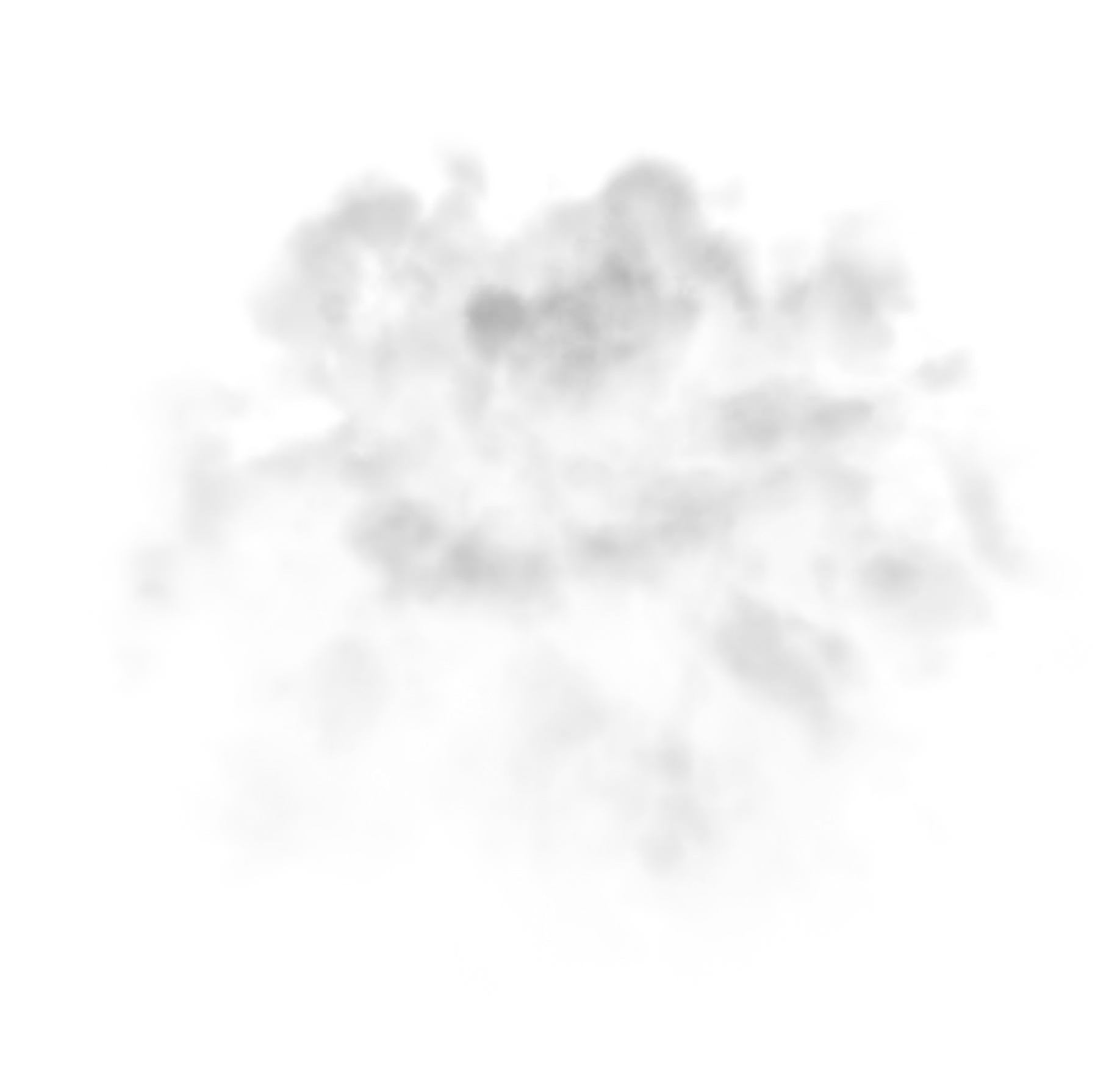 Ethereal Wisps of Gray Smoke Clipart - Delicate Atmospheric Plume Design