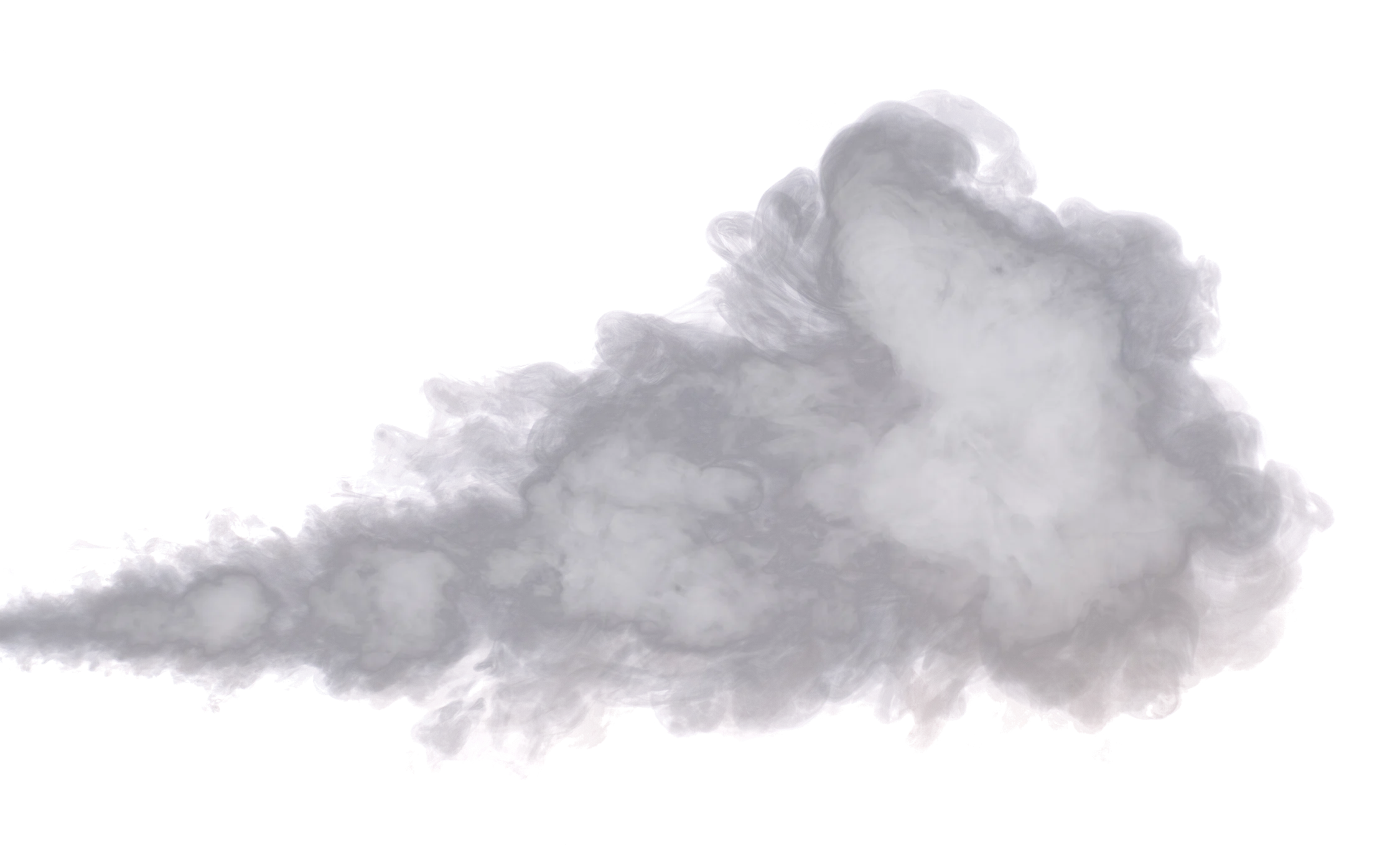 Soft Grayscale Smoke Wisps Clipart: Ethereal Atmospheric Graphic Design Element