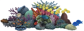 Enchanting Underwater Coral Reef Ecosystem Clipart Illustration