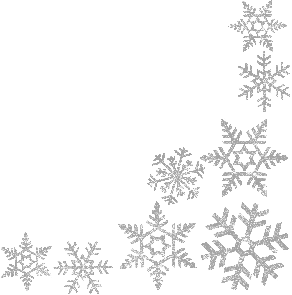 Elegant Winter Wonderland Snowflakes Crystalline Clipart Design Collection