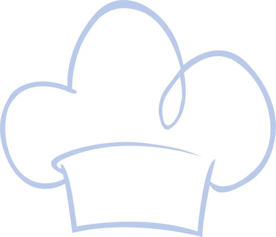 Minimalist Chef Hat Clipart - Simple Culinary Professional Icon Design