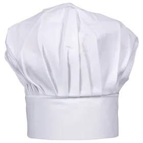 Professional White Chef Hat Clipart - Classic Kitchen Attire Illustration