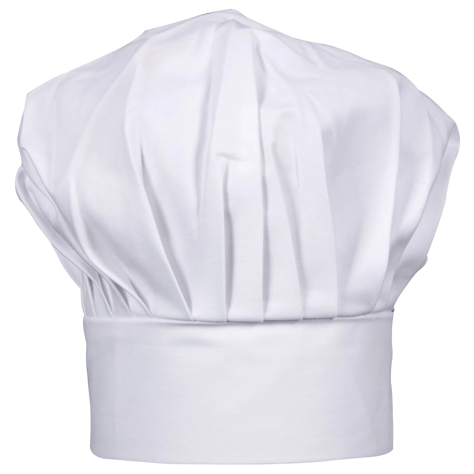 Professional White Chef Hat Clipart - Classic Kitchen Attire Illustration