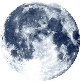 Ethereal Lunar Landscape Clipart: Detailed Monochromatic Moon Surface Illustration