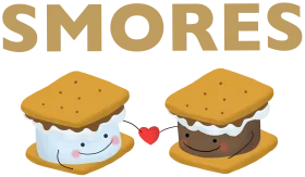 Adorable Smores Clipart: Sweet Marshmallow Friends Sharing Love