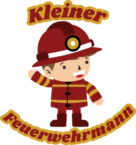Adorable Kleiner Feuerwehrmann Cartoon Firefighter Clipart Design