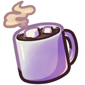 Cozy Winter Hot Cocoa Clipart with Marshmallow Swirls and Steamy Comfort