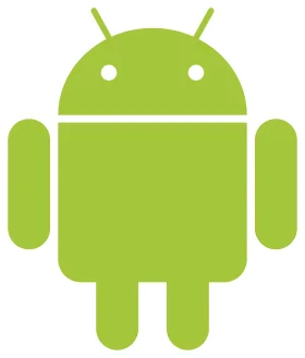 Cute Android Robot Mascot Official Logo Clipart Design Symbol