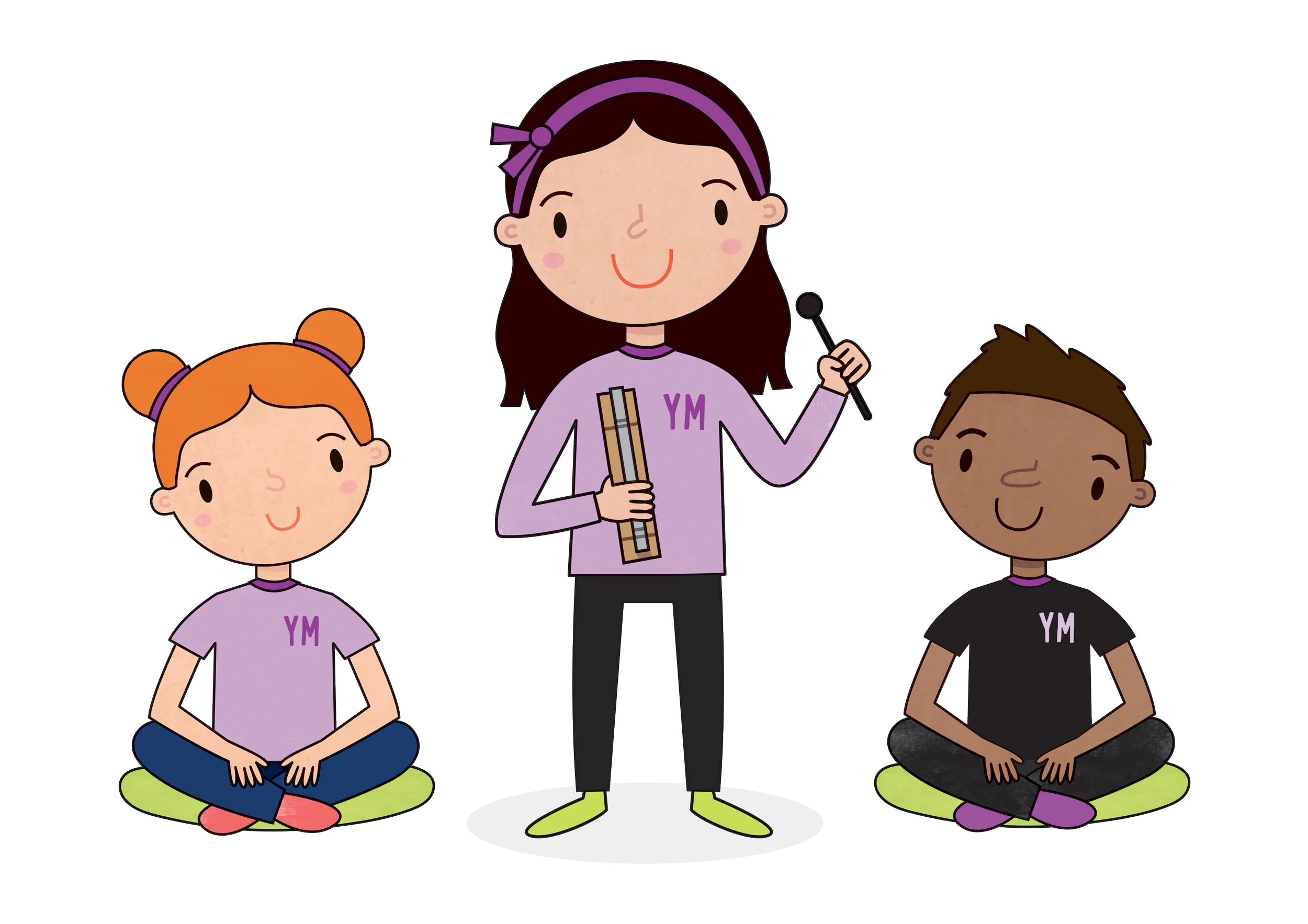 Mindful Kids Meditation and Yoga Clipart: Encouraging Young Wellness Practices