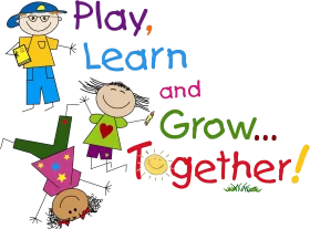 Play, Learn, and Grow Together: Cheerful Preschool Children Clipart Design
