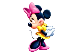 Adorable Minnie Mouse Clipart Showcasing Classic Disney Character Design