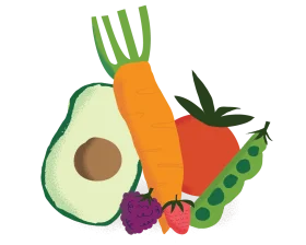 Fresh and Colorful Healthy Vegetables Clipart Collection for Nutrition Design