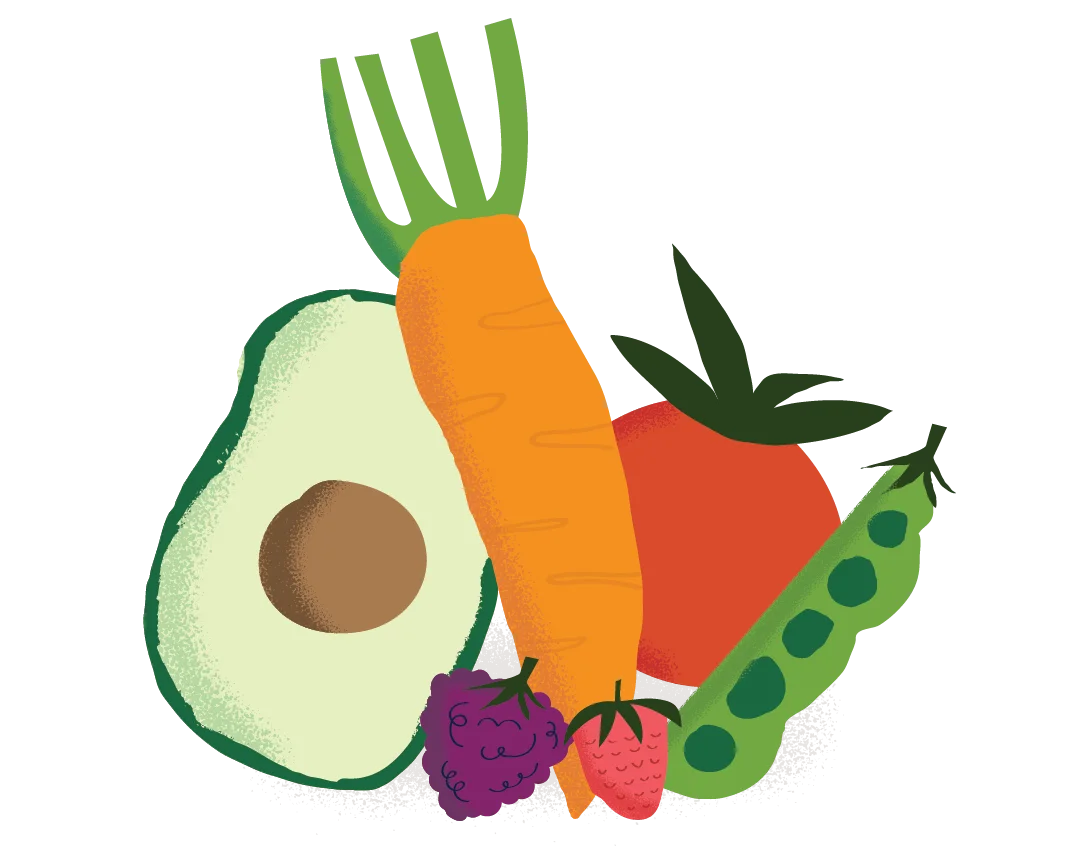 Fresh and Colorful Healthy Vegetables Clipart Collection for Nutrition Design