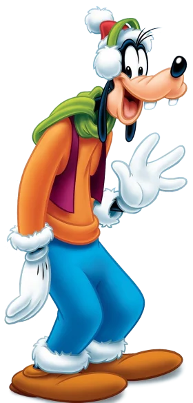 Goofy Disney Character Clipart: Classic Cartoon Animated Anthropomorphic Friend
