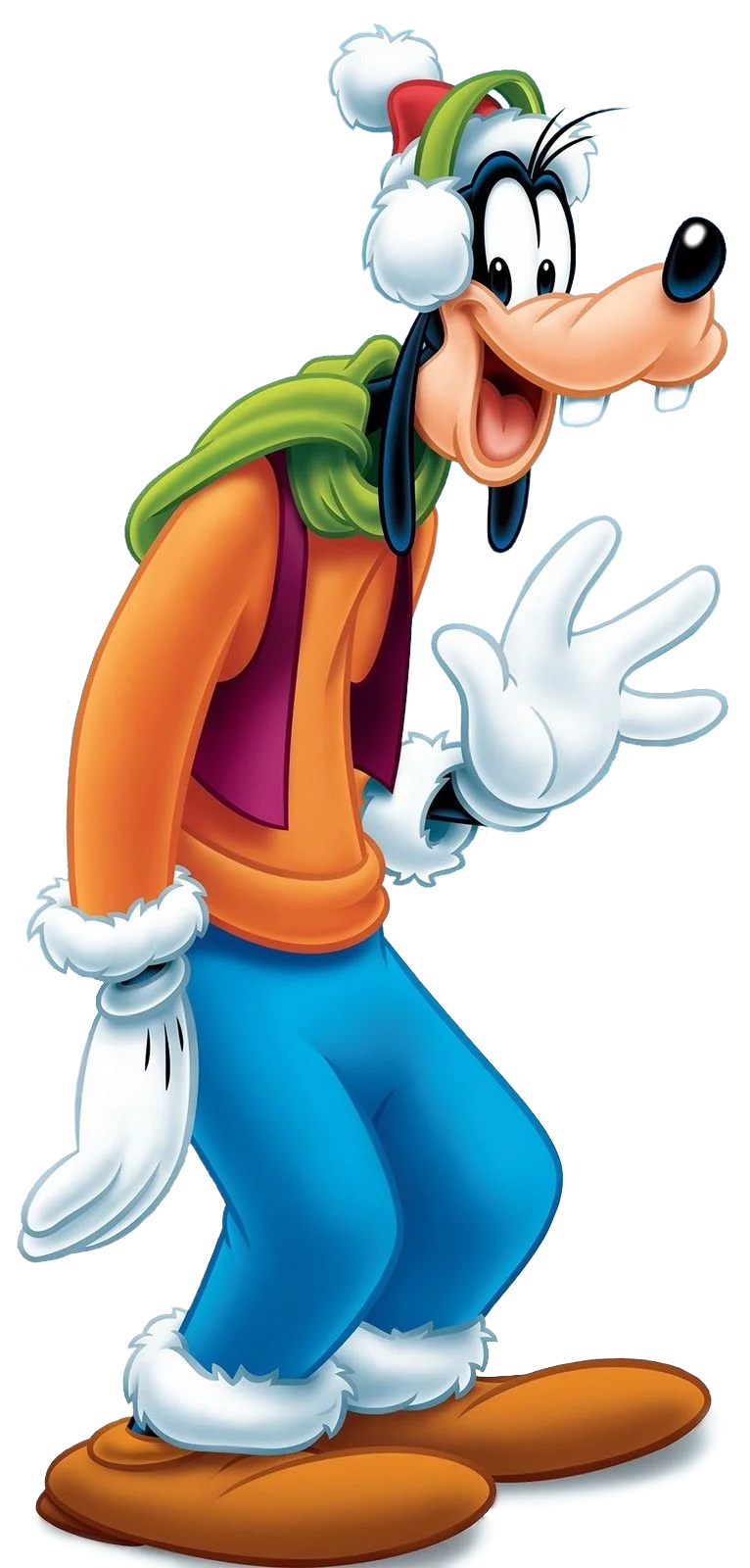 Goofy Disney Character Clipart: Classic Cartoon Animated Anthropomorphic Friend