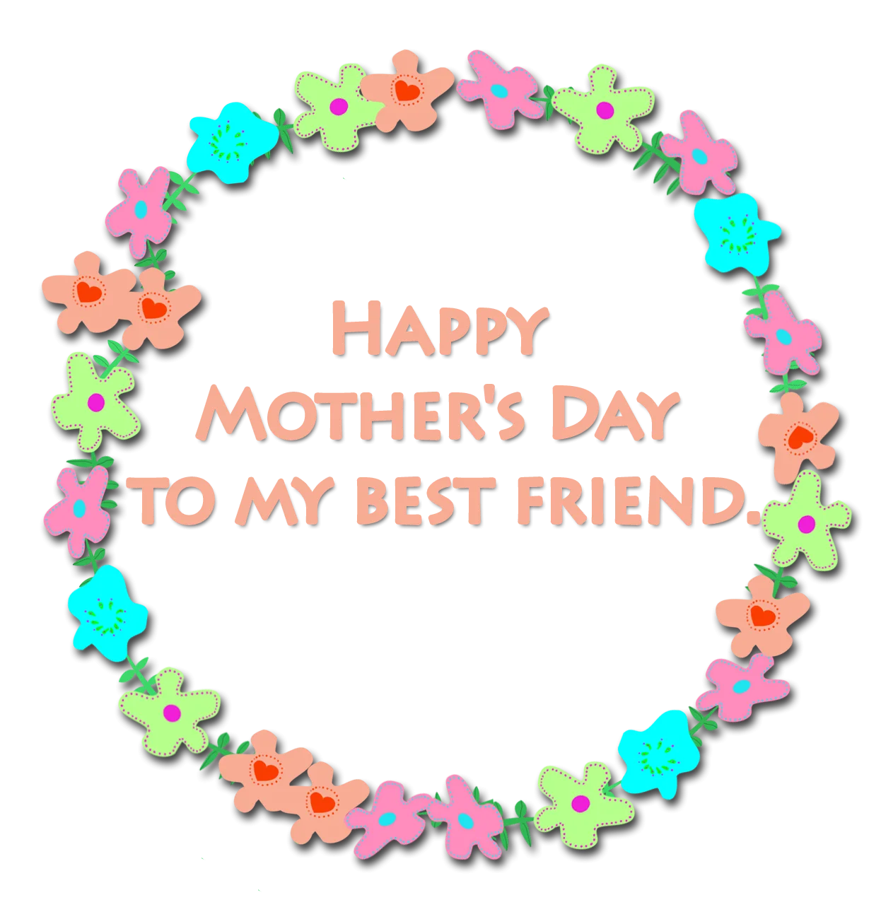 Delightful Mother's Day Clipart Celebrating Maternal Friendship and Love
