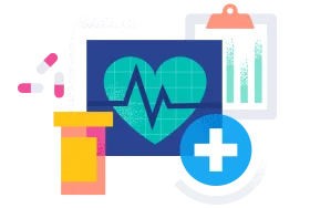 Healthcare Wellness Clipart: Visualizing Medical Services and Pharmaceutical Support