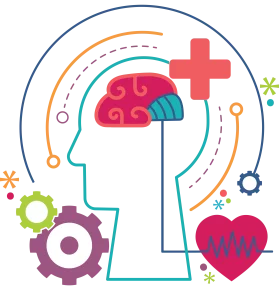 Mental Health and Wellness Holistic Approach Illustrated Clipart Design