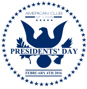 Elegant Blue Presidential Emblem Presidents Day Commemorative Clipart Design
