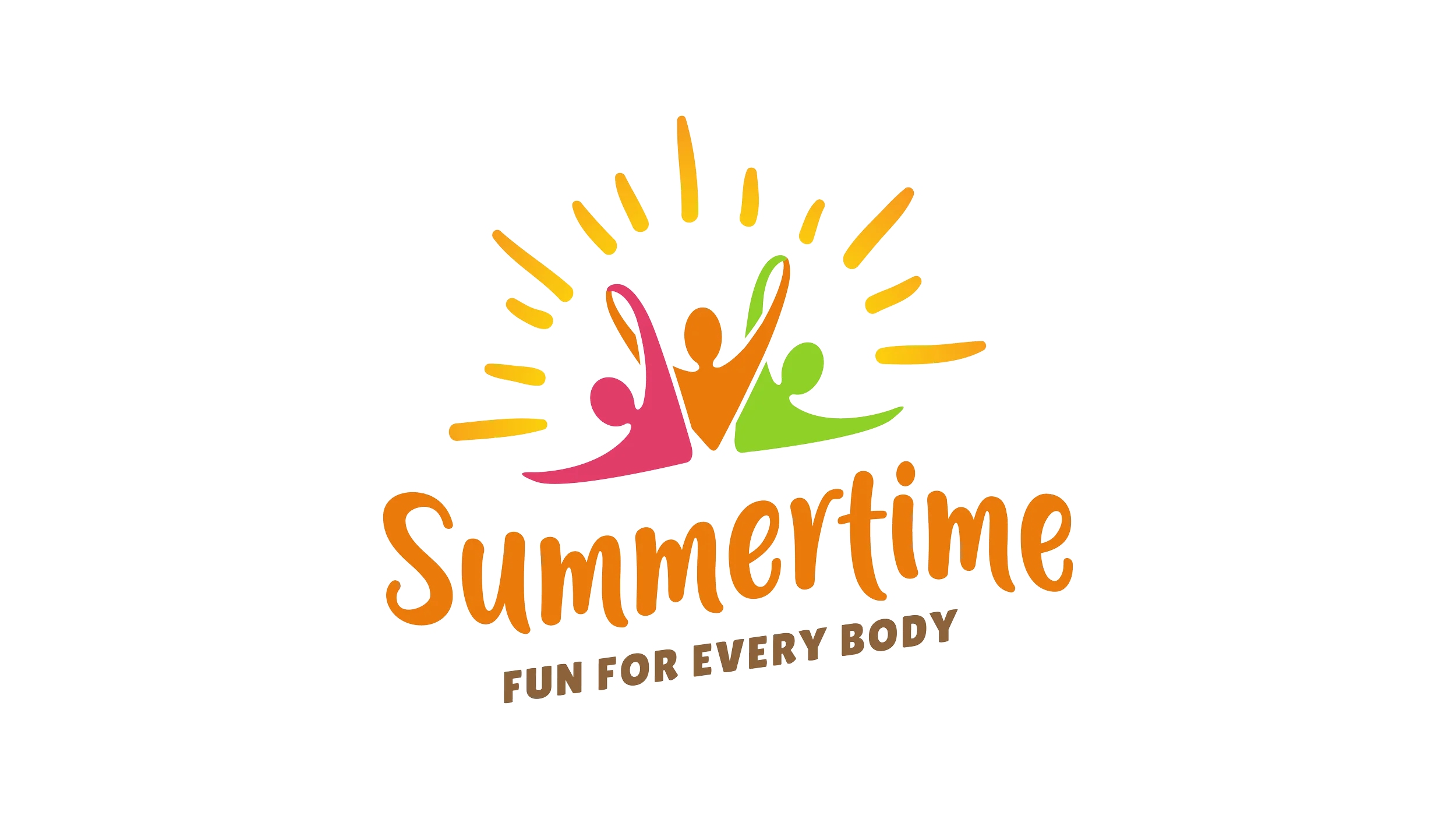 Joyful Summertime Clipart Celebrating Inclusive Fun and Happiness