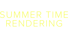 Luminous Summer Time Rendering Clipart with Bright Yellow Typography