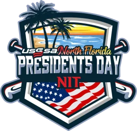 North Florida Presidents Day Commemorative Sports Clipart Design with Patriotic Elements