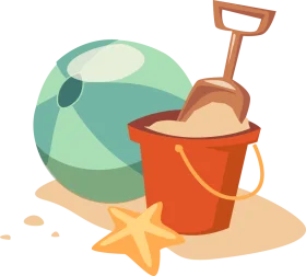 Sunny Beach Adventure Summertime Seaside Escape Clipart Collection