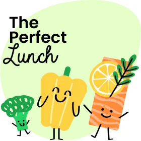 The Perfect Lunch: Adorable Cartoon Vegetable and Fruit Clipart Companions