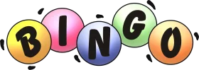 Colorful Bingo Balls Clipart - Playful Game Night Design Element