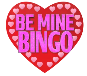 Heartwarming Be Mine Bingo Clipart: A Romantic Valentine's Game Design