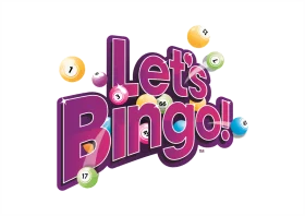 Let's Bingo! Playful and Colorful Game Clipart Design with Cheerful Typography