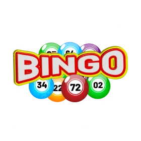 Playful Bingo Clipart Design with Colorful Numbered Balls and Bold Typography
