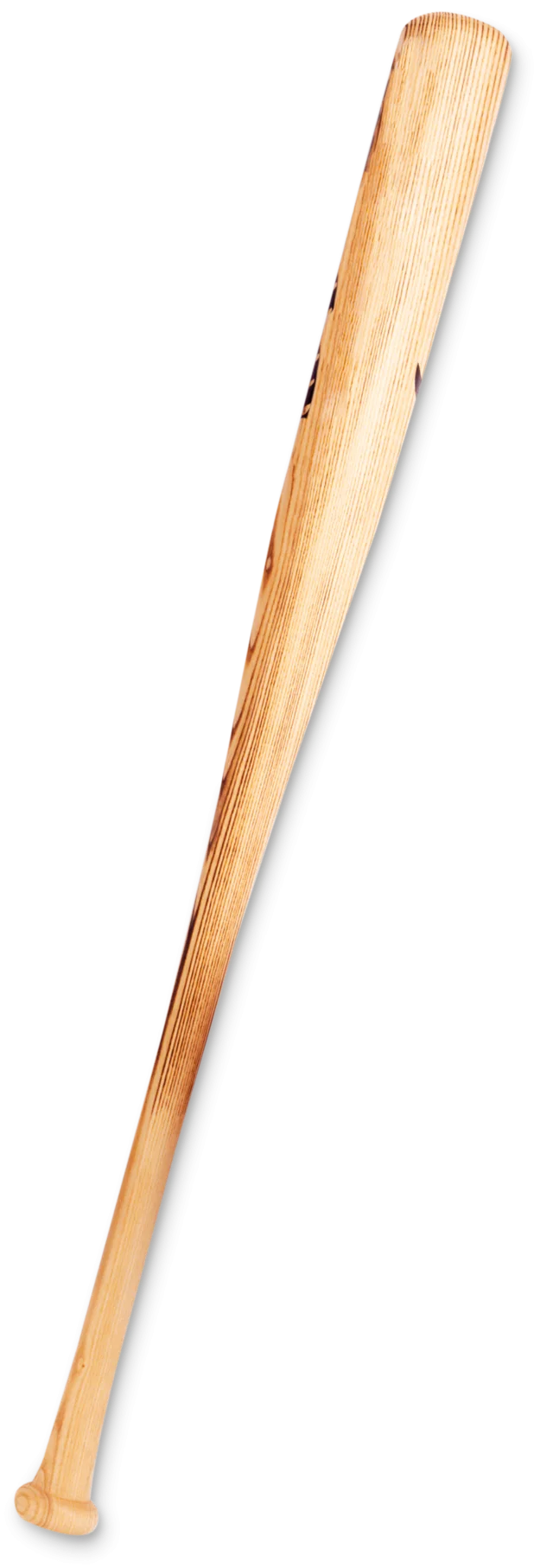 Classic Wooden Baseball Bat Clipart: Authentic Sports Equipment Illustration