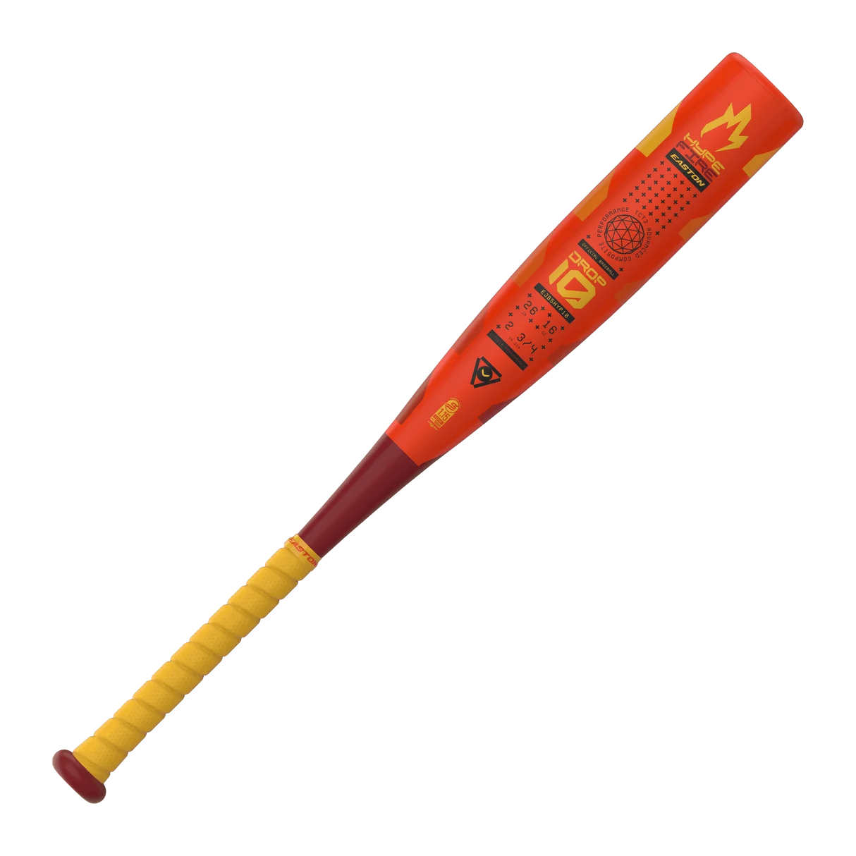 Classic Wooden Baseball Bat Clipart Illustration with Warm Color Gradient Design