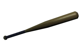 Classic Wooden Baseball Bat Clipart - Sporting Equipment Graphic Design Element