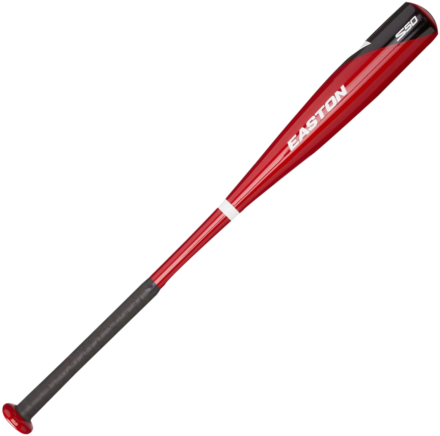 Professional Grade Red and Black Baseball Bat Clipart Design Element