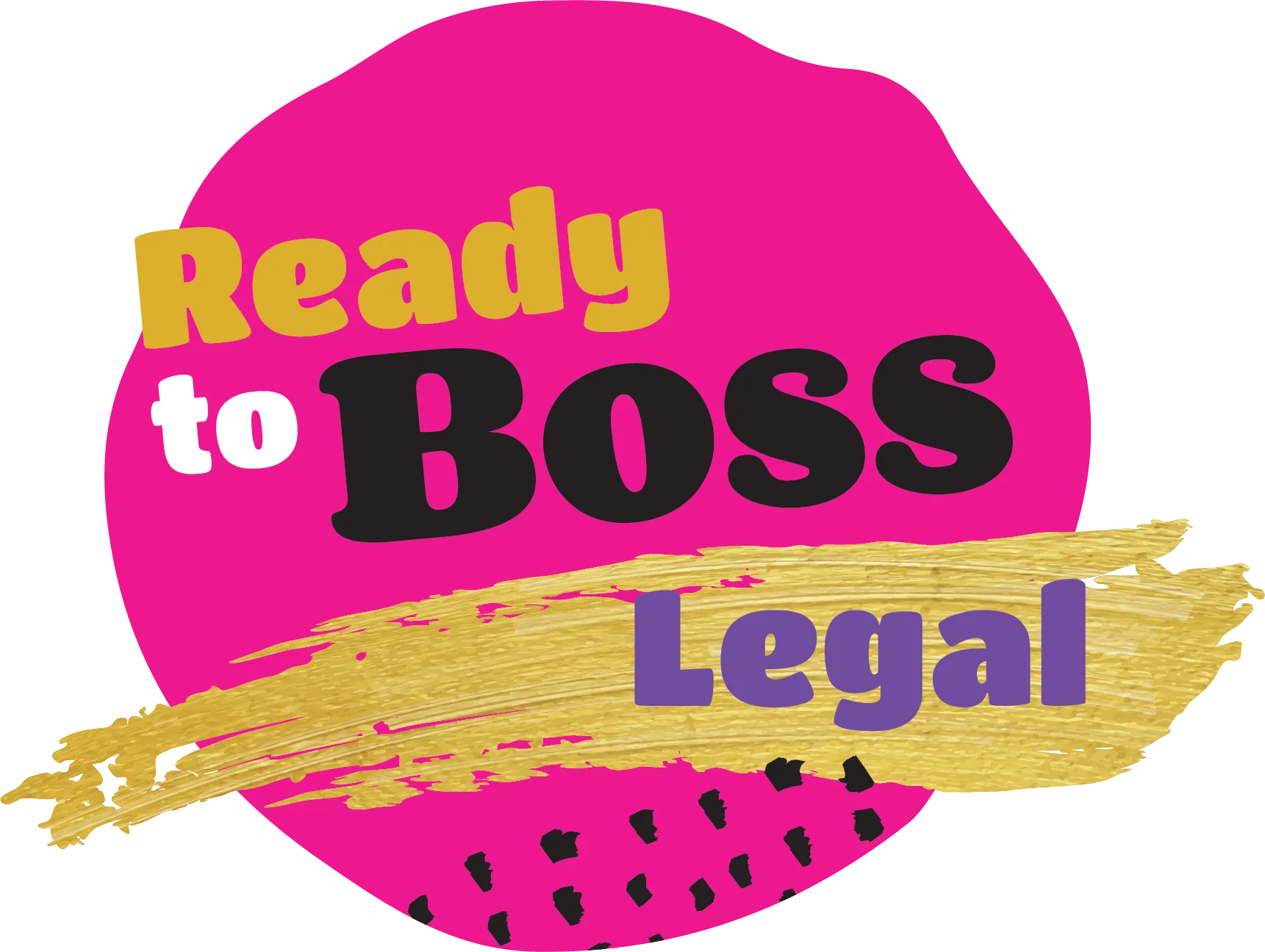 Ready to Boss Legal Profession Watermelon-Themed Motivational Clipart Design