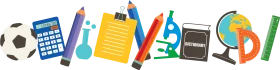 Colorful School Supplies Clipart Showcasing Essential Learning Tools