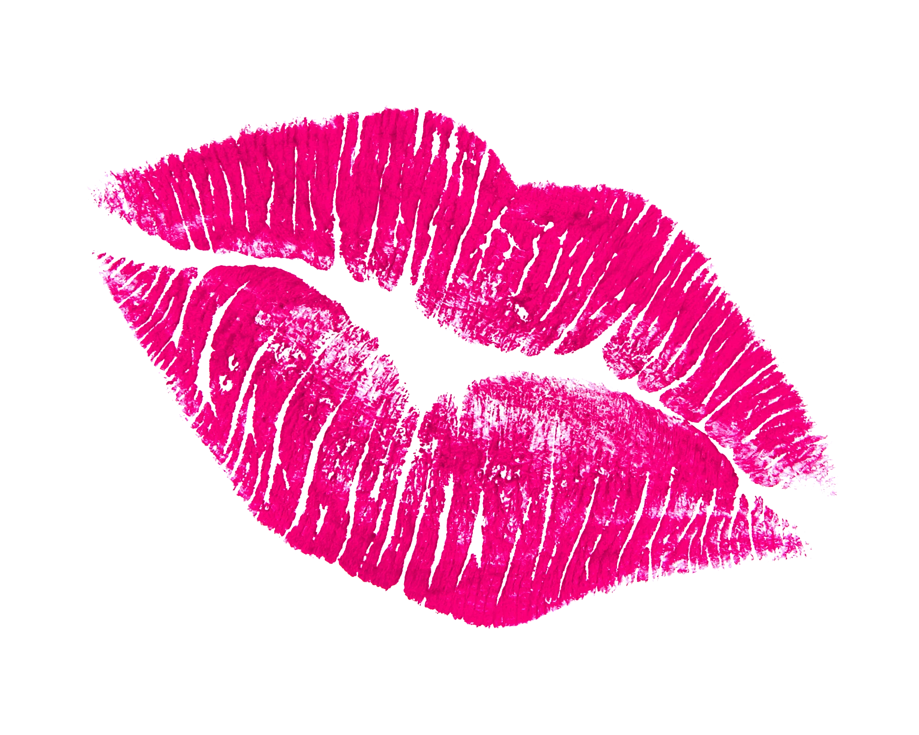 Passionate Pink Pucker: Glamorous Lips Clipart Design with Sensual Texture